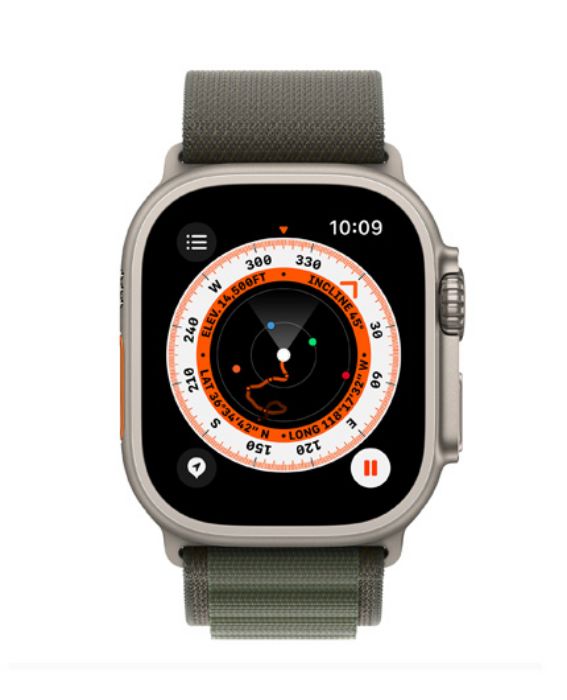 تصویر  اپل واچ سری اولترا سایز 49 میلی‌‌متری با بند لوپ تریل