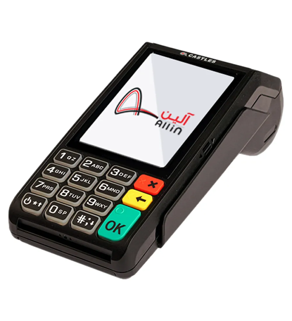تصویر  پایانه فروشگاهی سیار (دستگاه پوز) مدل Castles V3M2