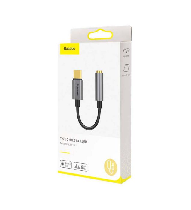 تصویر  تبدیل USB-C به AUX باسئوس مدل CATL54-0G