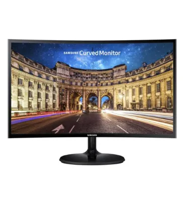 تصویر مانیتور خمیده گیمینگ سامسونگ مدل C24F390FH سایز 24 اینچ