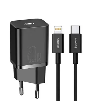تصویر شارژر دیواری باسئوس 20 وات مدل Super Si Quick charger TZCCSUP-B01