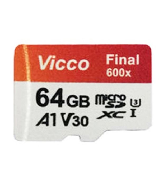 تصویر  کارت حافظه 64 گیگابایت ویکومن فاینال microSDXC کلاس 10 با سرعت 90 مگابایت در ثانیه