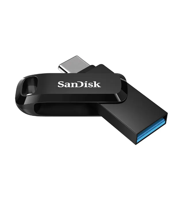 تصویر  فلش مموری OTG سن دیسک 64 گیگابایت مدل Dual Drive Go USB Type C