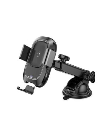 پایه نگهدارنده گوشی داخل خودرو وایرلس باسئوس مدل Smart Vehicle Bracket WXZN