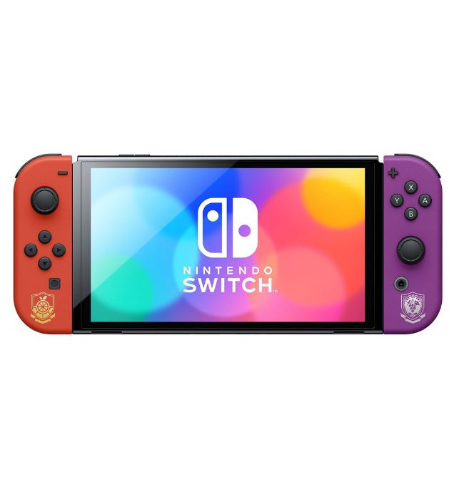 تصویر  کنسول بازی نینتندو مدل Switch White OLED Pokémon Scarlet & Violet