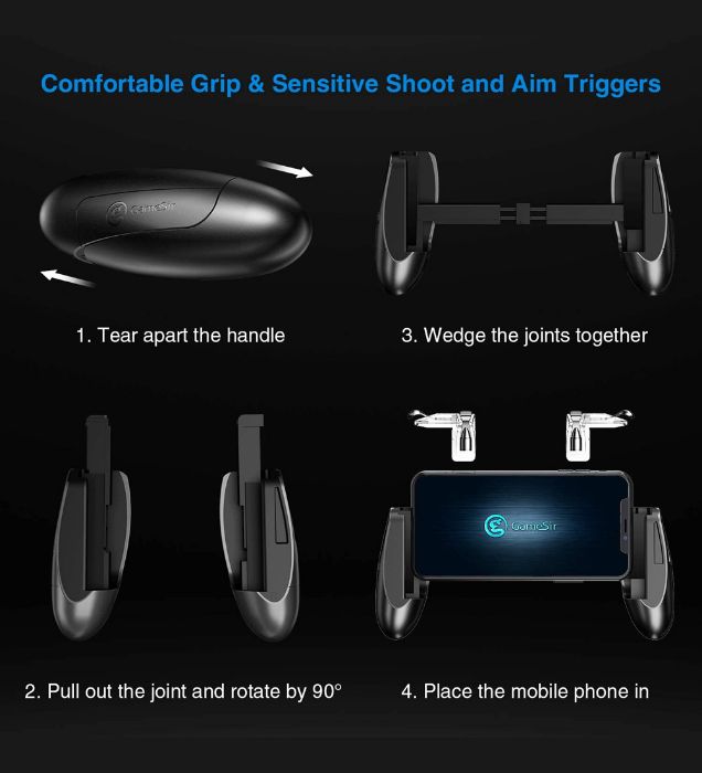 تصویر  دسته بازی موبایل گیمسر مدل F2 Firestick Grip