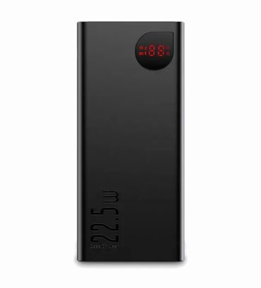 پاوربانک باسئوس مدل Adaman Metal Digital Display PPAD ظرفیت 10000 میلی آمپر ساعت