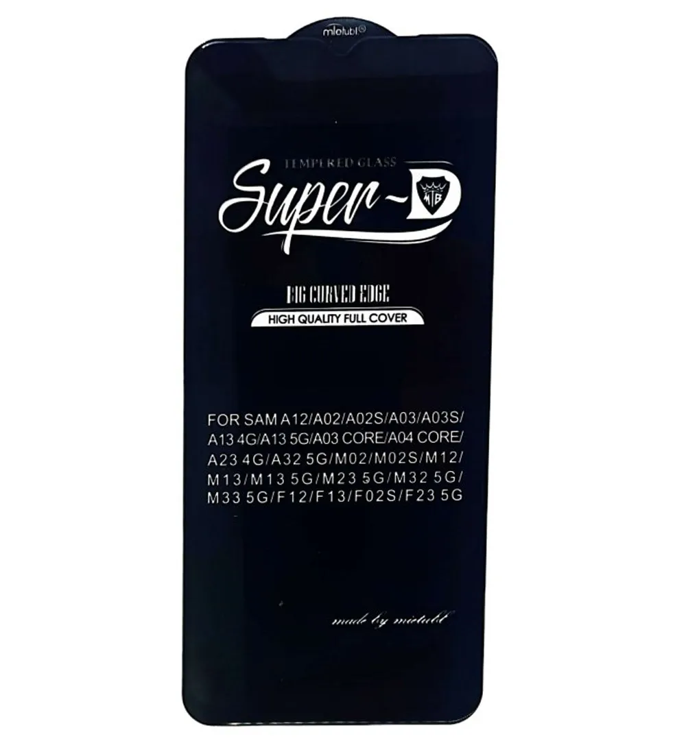 تصویر  محافظ تمام صفحه (گلس) سامسونگ گلکسی A03 Core مدل SUPER-D