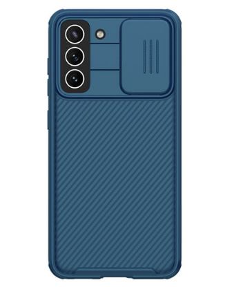 تصویر  قاب محافظ نیلکین مدل کم شیلد پرو برای گوشی سامسونگ گلکسی S21 FE (آبی)