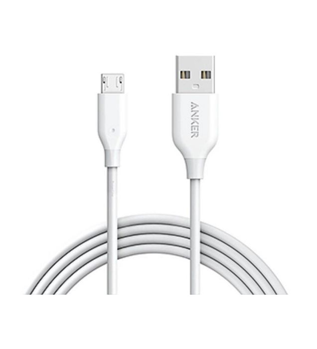 تصویر  کابل 1.8 متری شارژ USB به MicroUSB انکر مدل PowerLine A8133