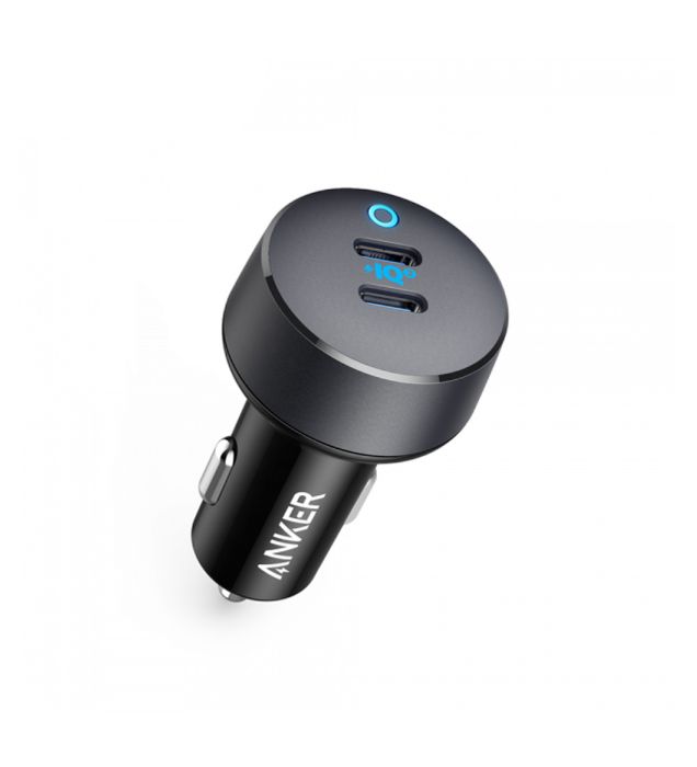 تصویر  شارژر فندکی انکر مدل PowerDrive+ III Duo A2725 توان 48 وات