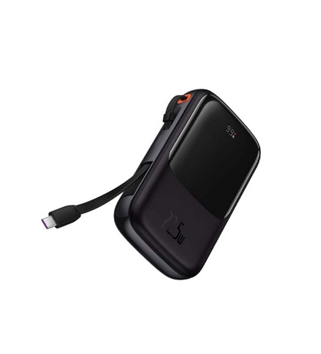 تصویر  پاوربانک باسئوس مدل Qpow Pro PPQD020101 22.5w ظرفیت 10000 میلی آمپر ساعت