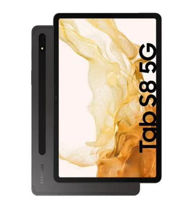 تصویر  تبلت گلکسی Tab S8 سامسونگ 5G - حافظه 128 گیگابایت - رم 8 گیگابایت