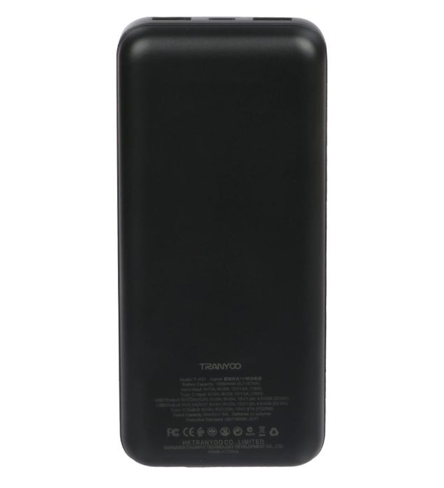 تصویر  پاوربانک ترانیو مدل T-K01 20W ظرفیت 10000 میلی آمپر ساعت