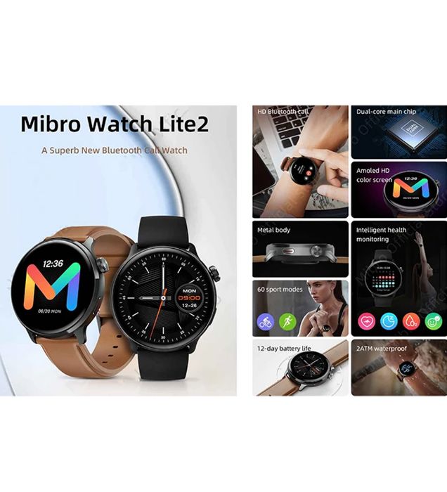 تصویر  ساعت هوشمند میبرو Lite 2