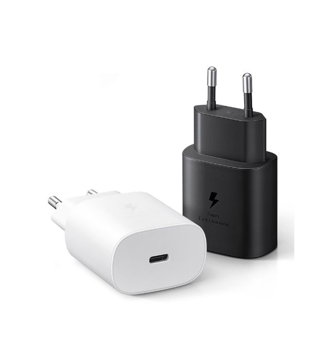 تصویر  شارژر دیواری سامسونگ 25 وات مدل EP-TA800 (دو پین)