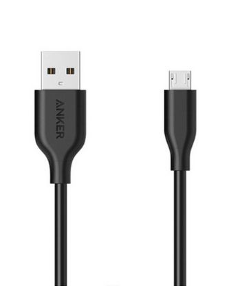 تصویر  کابل شارژ USB به microUSB انکر 0.9 متر مدل PowerLine A8132