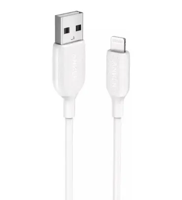 تصویر کابل شارژ یو اس بی به لایتنینگ آیفون انکر مدل Powerline III Lightning A8813 طول 1.8 متر