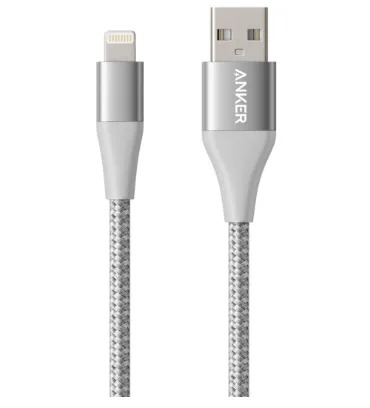 تصویر  کابل 1.8 متری شارژ USB به Lightning انکر مدل Powerline+ II A8453