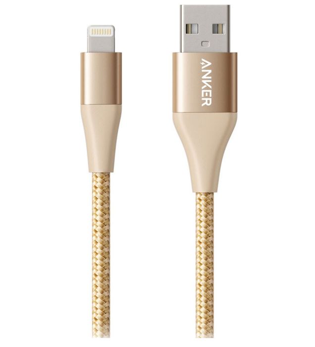 تصویر  کابل 1.8 متری شارژ USB به Lightning انکر مدل Powerline+ II A8453