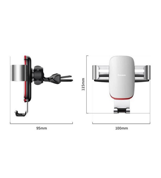تصویر  پایه نگهدارنده گوشی داخل خودرو باسئوس مدل Metal Age Gravity SUYL-J01