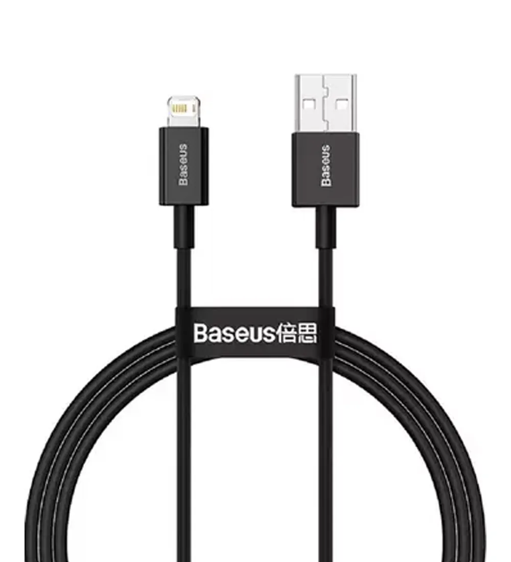 تصویر  کابل 1 متری شارژ USB به Lightning باسئوس مدل CALYS-A01