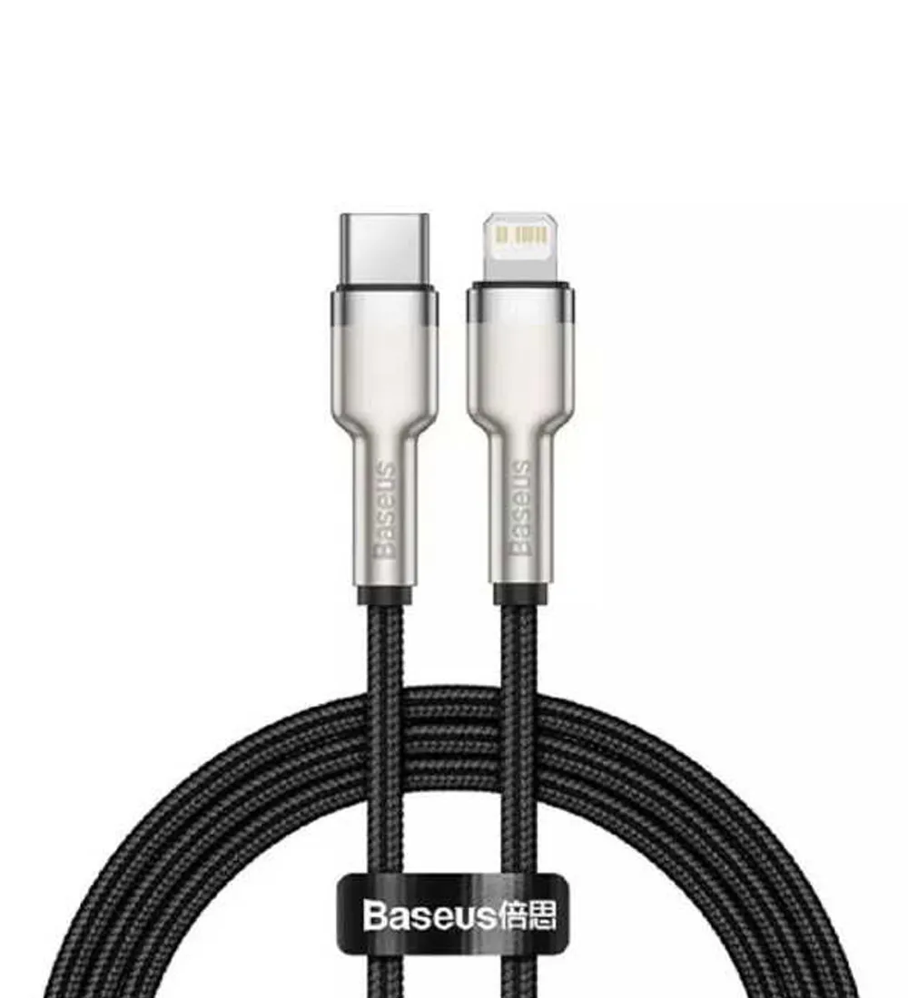 تصویر  کابل 1 متری شارژ USB Type-C به Lightning باسئوس مدل CATLJK-A