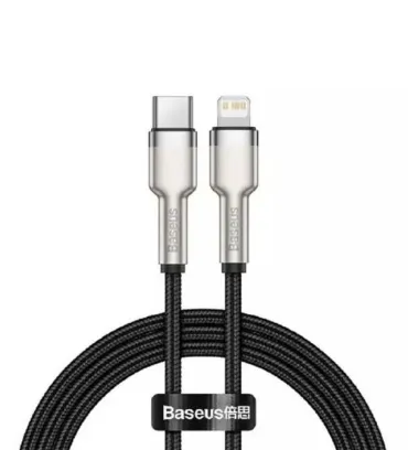 تصویر  کابل 1 متری شارژ USB Type-C به Lightning باسئوس مدل CATLJK-A