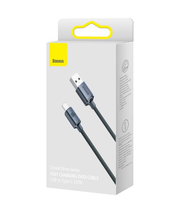 تصویر  کابل 1.2 متری شارژ USB به USB Type-C باسئوس مدل CAJY000401