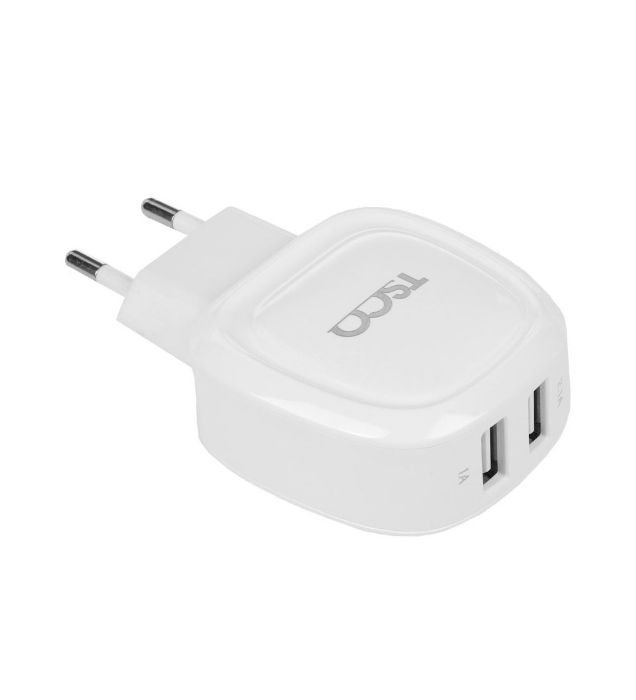 تصویر  شارژر دیواری تسکو مدل TTC 46 با کابل شارژ اندروید (دو پورت)