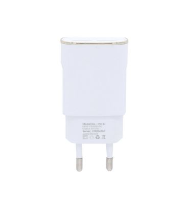 شارژر دیواری تسکو مدل TTC 57 با کابل شارژ اندروید (دو پورت)
