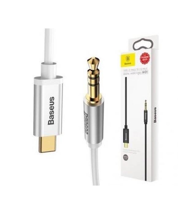 تصویر  تبدیل 1.2 متری USB-C به AUX باسئوس مدل CAM01-M01-BA