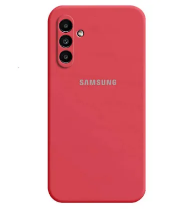 تصویر  قاب محافظ سیلیکونی برای گوشی سامسونگ گلکسی A14 (قرمز)