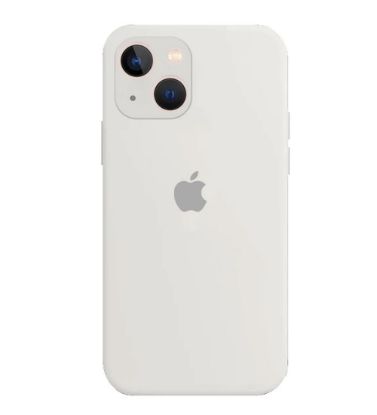 تصویر  قاب محافظ سیلیکونی برای گوشی اپل آیفون 13 (سفید)