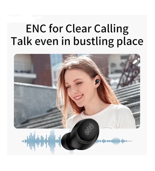 تصویر  هندزفری بی سیم کیو سی وای مدل T27 ArcBuds Lite