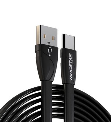 تصویر  کابل شارژ USB به USB Type-C کینگ استار 1.2 متر مدل K112C
