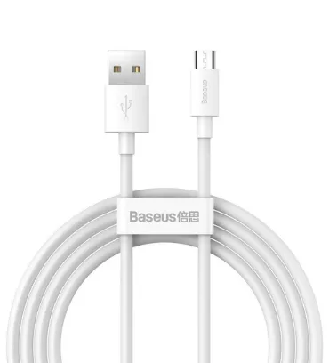 تصویر  کابل شارژ USB به microUSB باسئوس 1.5 متر مدل TZCAMZJ