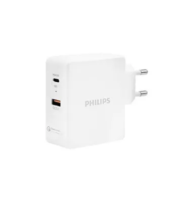 تصویر  شارژر دیواری فیلیپس مدل DLP2509 (دو پورت)