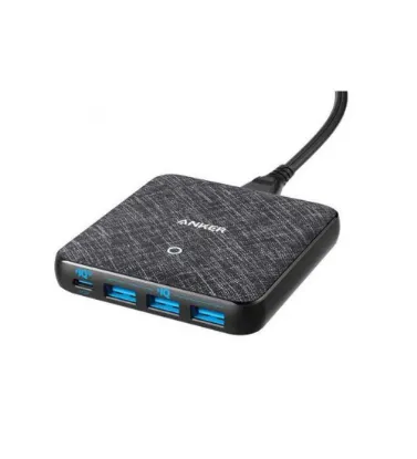 تصویر  هاب 4 پورت 65 وات انکر PowerPort Atom III Slim مدل A2045