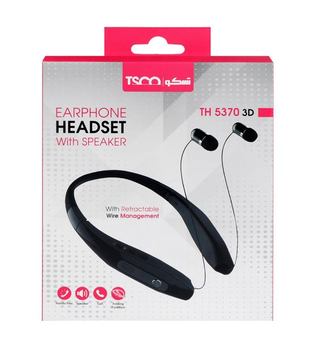 تصویر  هندزفری بی سیم تسکو مدل TH 5370 3D