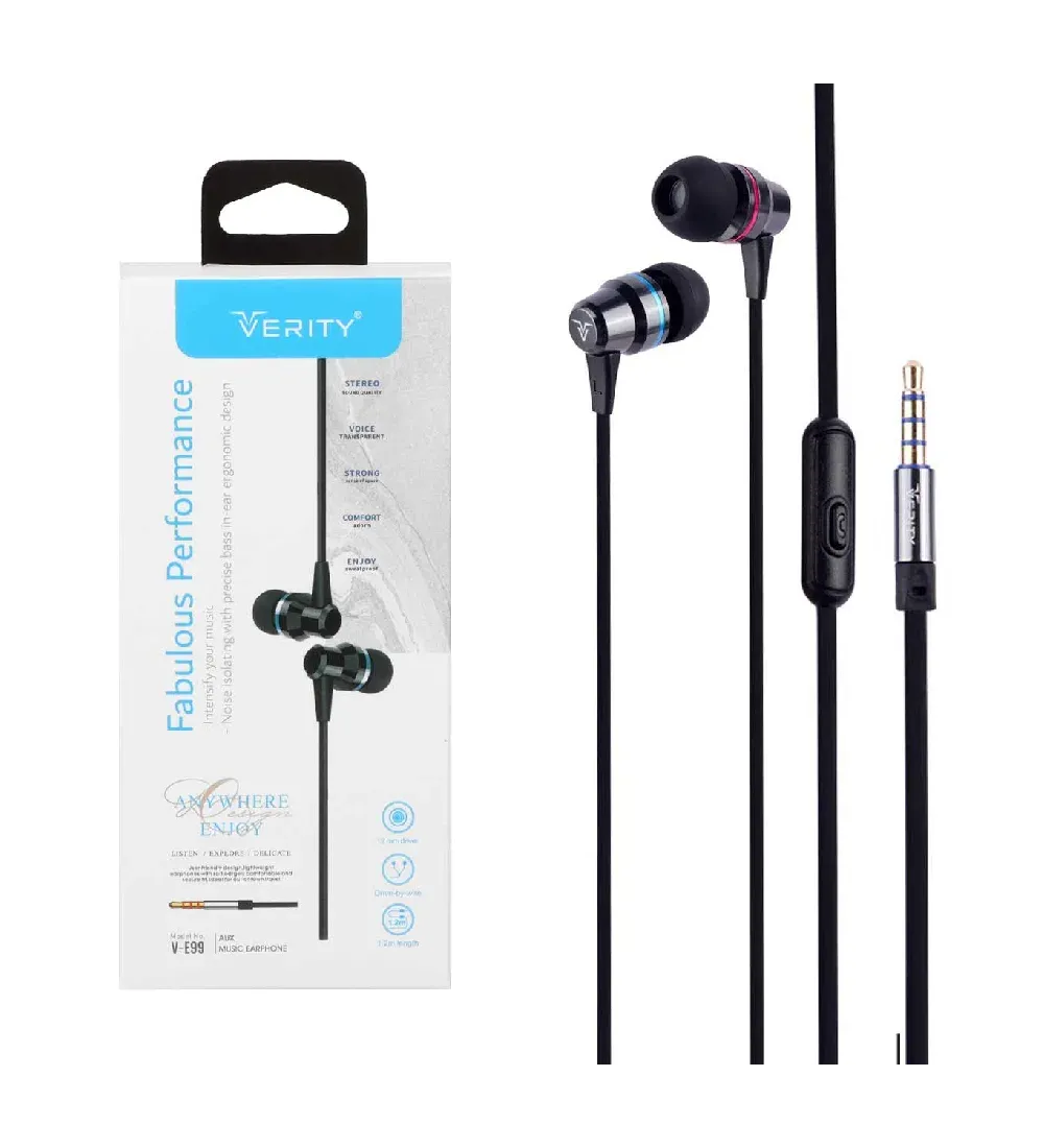 تصویر  هندزفری با سیم وریتی مدل V-E99