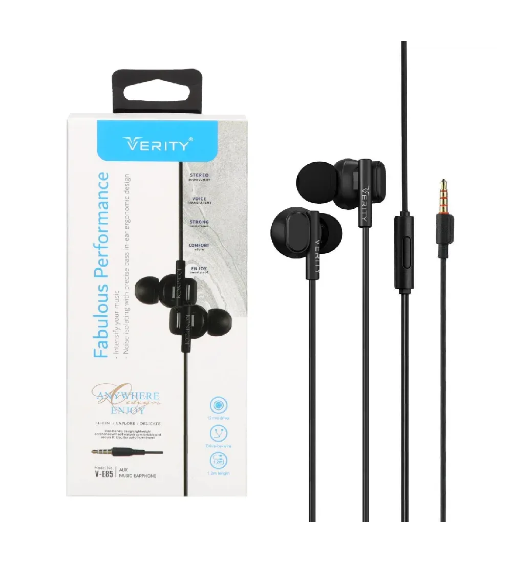 تصویر  هندزفری با سیم وریتی مدل V-E85