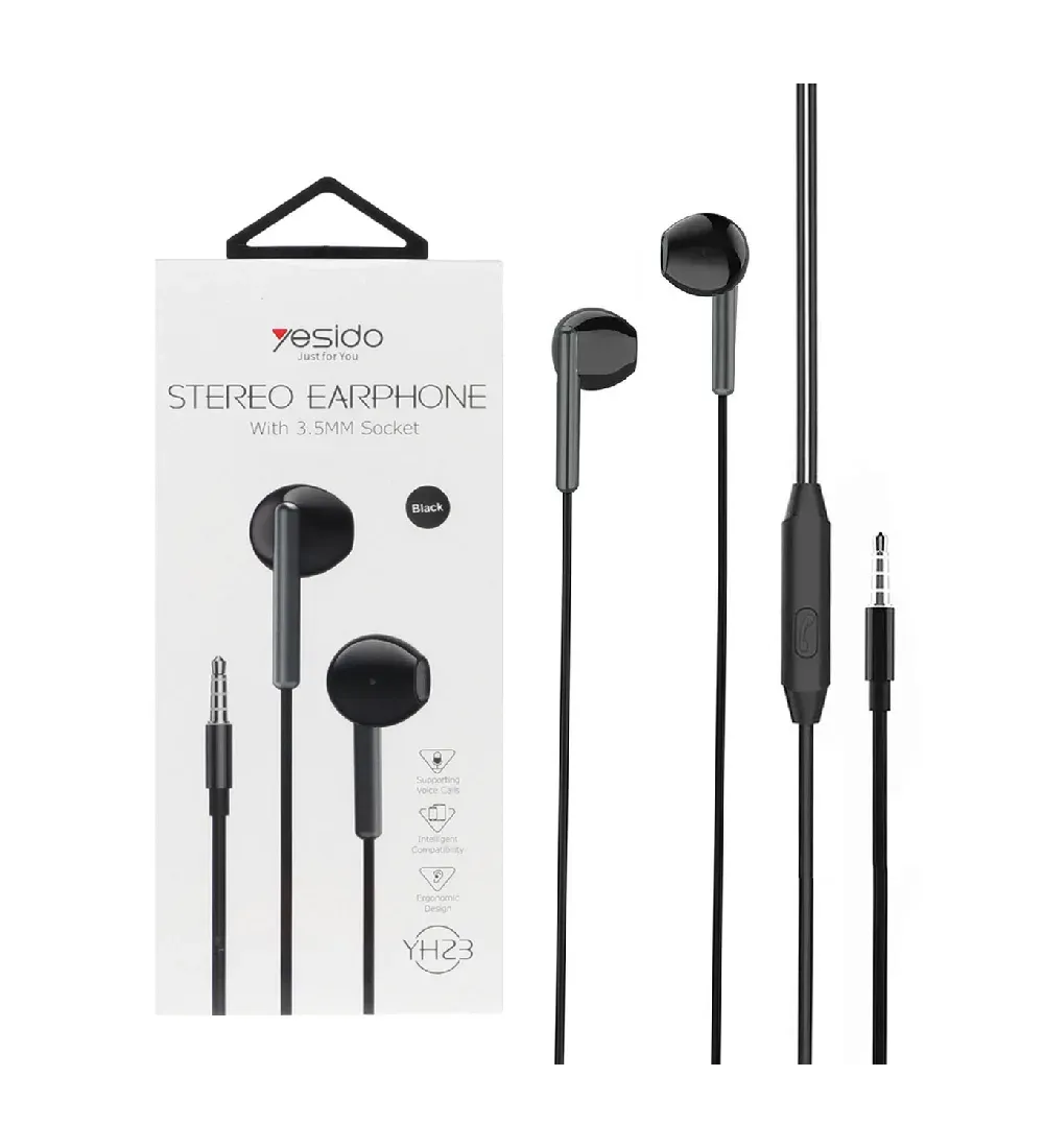 تصویر  هندزفری با سیم یسیدو مدل YH23