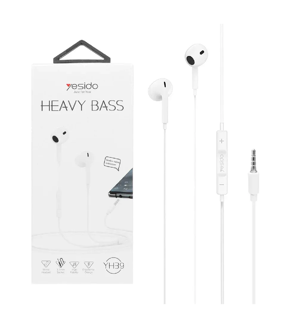 تصویر  هندزفری با سیم یسیدو مدل YH39