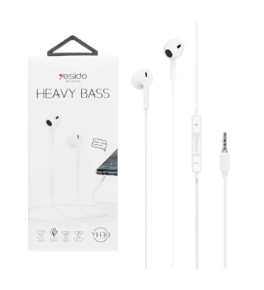 تصویر  هندزفری با سیم یسیدو مدل YH39