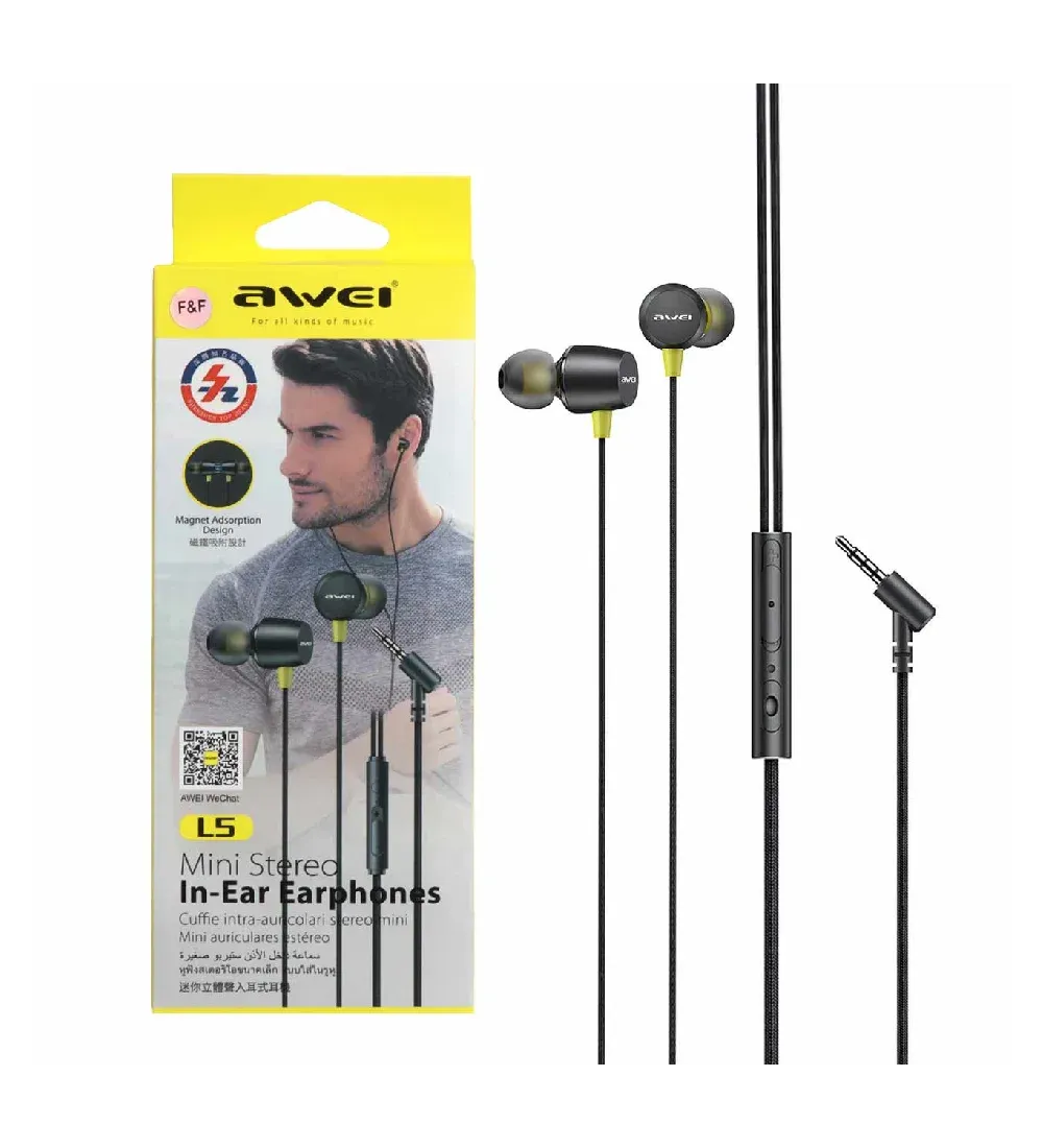 تصویر  هندزفری با سیم اوی مدل L5