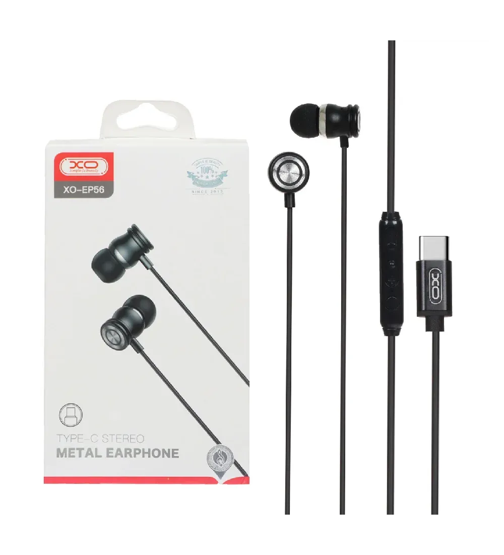 تصویر  هندزفری با سیم ایکس او مدل XO-EP56 با پورت Type-C