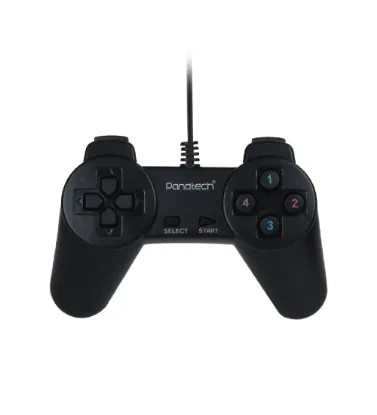 تصویر  دسته بازی دوبل ساده Panatech مدل P-G503-مشکی