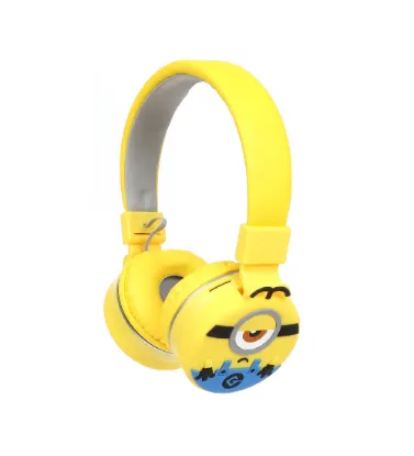 تصویر  هدفون عروسکی بی سیم مدل AH-806W - زرد