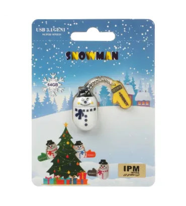 تصویر  فلش مموری ایکس انرژی مدل Snowman 3.1 ظرفیت 64 گیگابایت